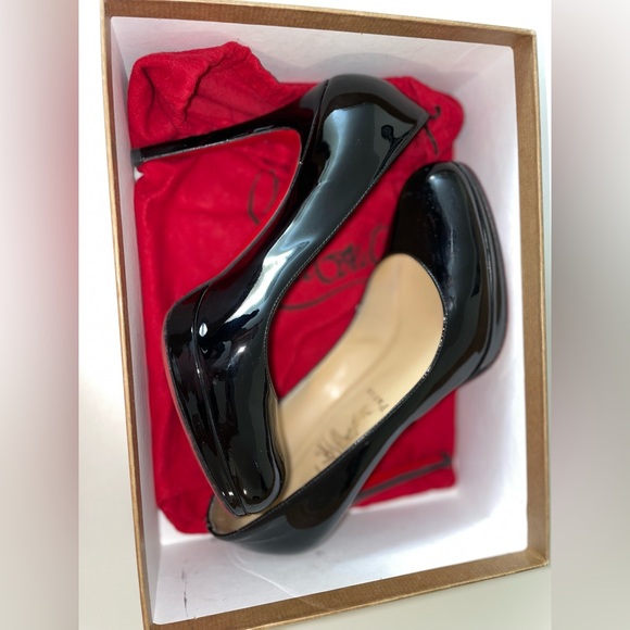 Christian Louboutin ‘New Simple Pump 120 Patent Calf’ in Black (Size 39 / 9) - Picture 3 of 7